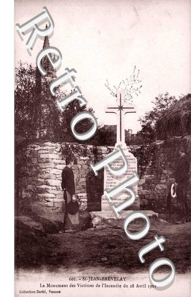 le monument des victimes de l'Incendie du 28 avril 1901