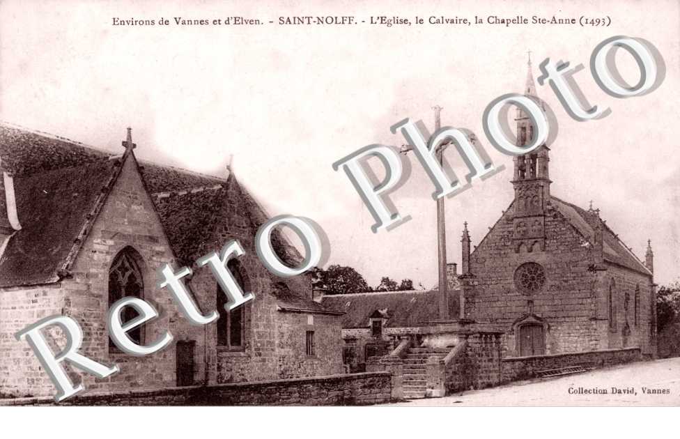 l'Eglise, le Calvaire, la Chapelle Sainte-Anne