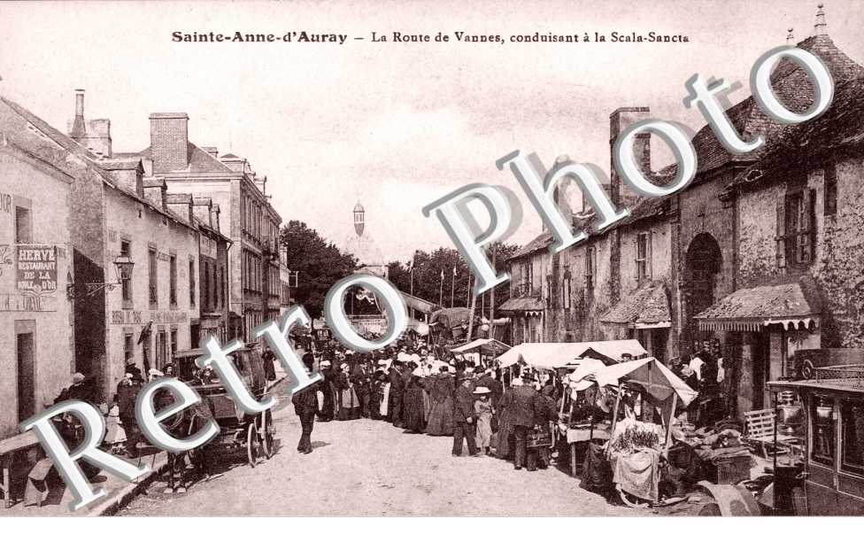 la route de Vannes conduisant a la Scala Sancta