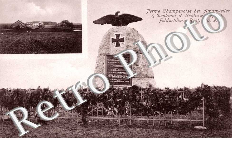 Ferme Champenoise et Denkmal d. Schleswig Holst. Feldartillerie Regt. N° 9