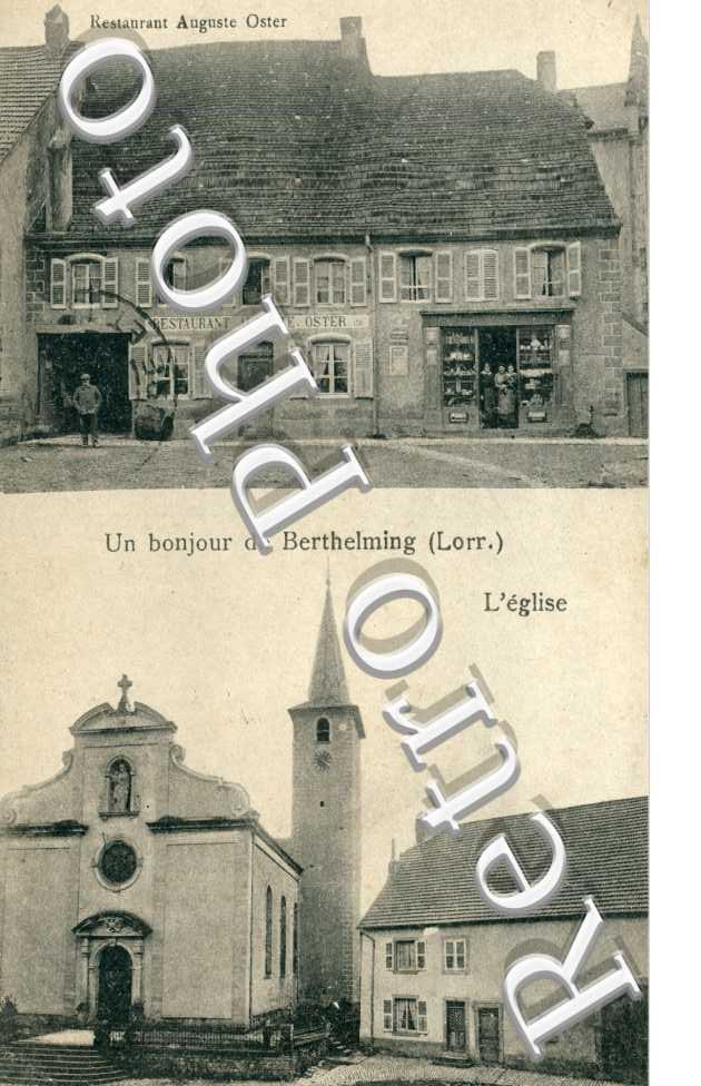 Restaurant Auguste Oster et l'Eglise