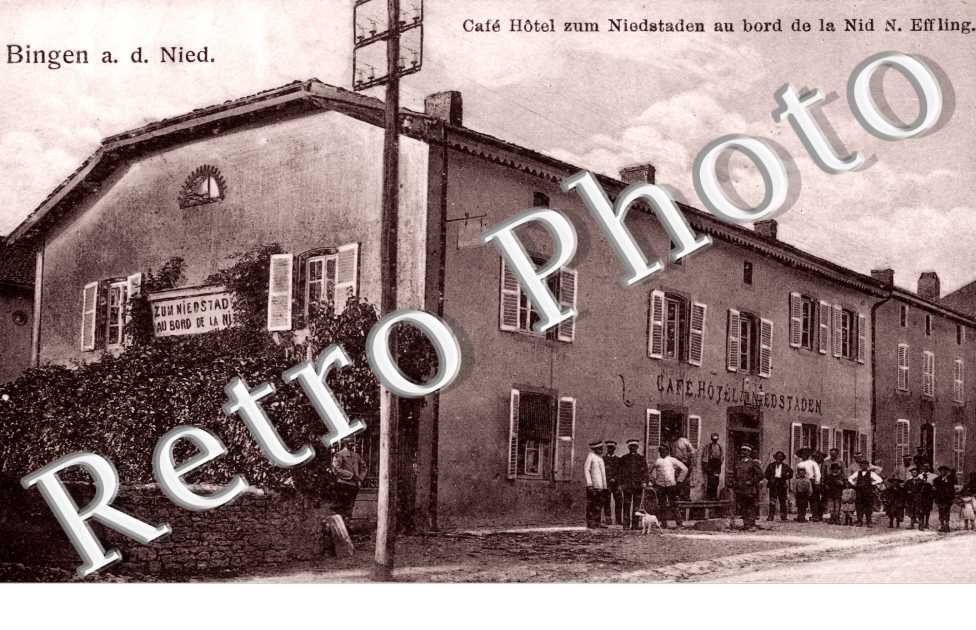 cafe hotel zum Niedstaden au bord de la Nid N. Effling