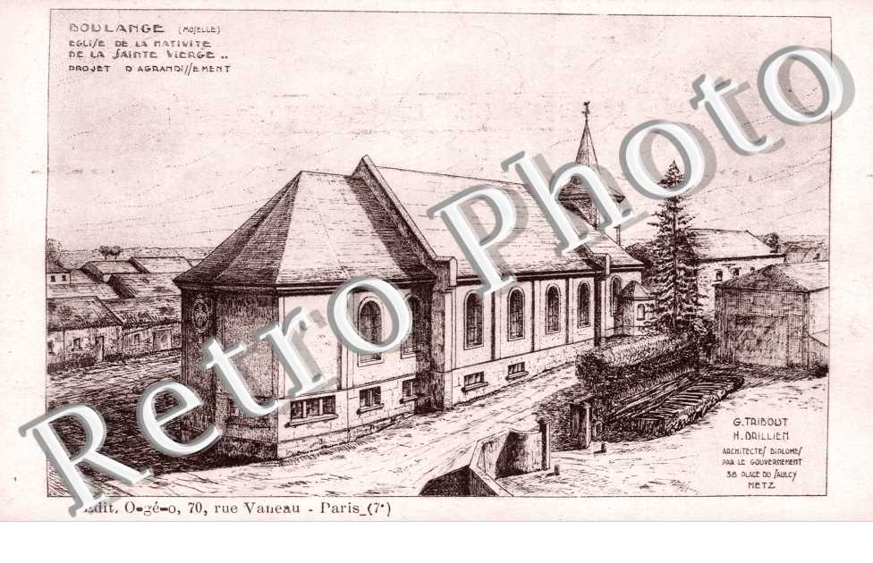 Eglise de la Nativite de la Sainte Vierge, projet d'agrandissement