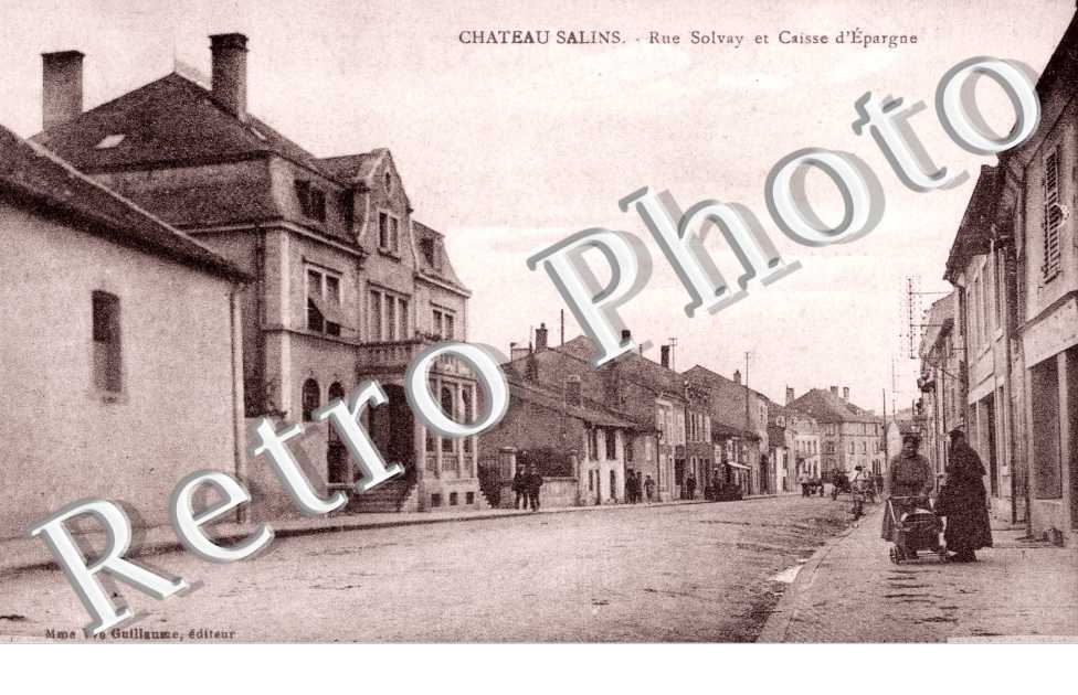 Rue Solvay et Caisse d'Epargne