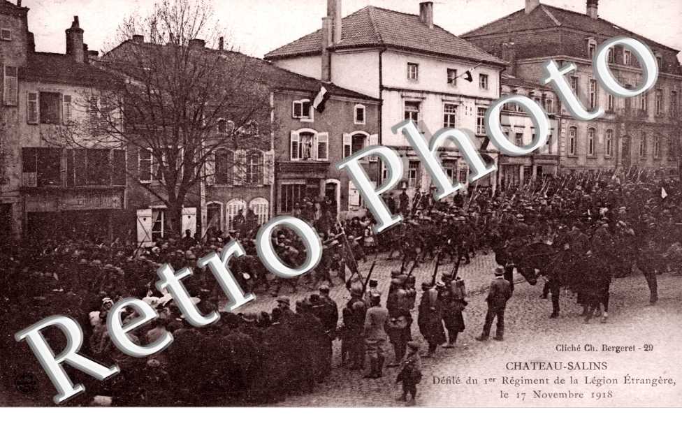 Defile du 1er Regiment de la Legion Etrangere, 17 novembre 1918