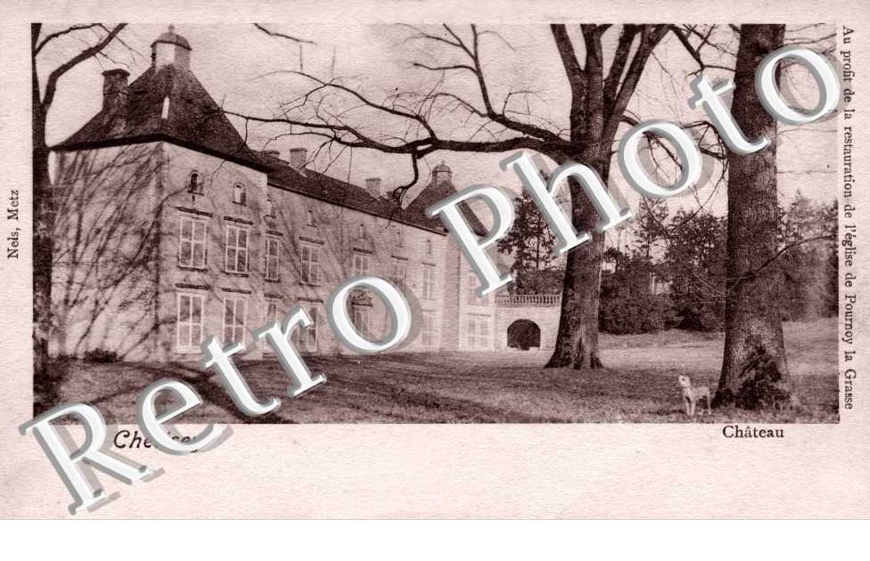 chateau - au profit de la restauration de l'eglise de Pournoy la Grasse - NELS sans n°