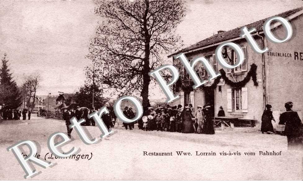 Urville  Restaurant Wve Lorrain vis-a-vis vom Bahnhof