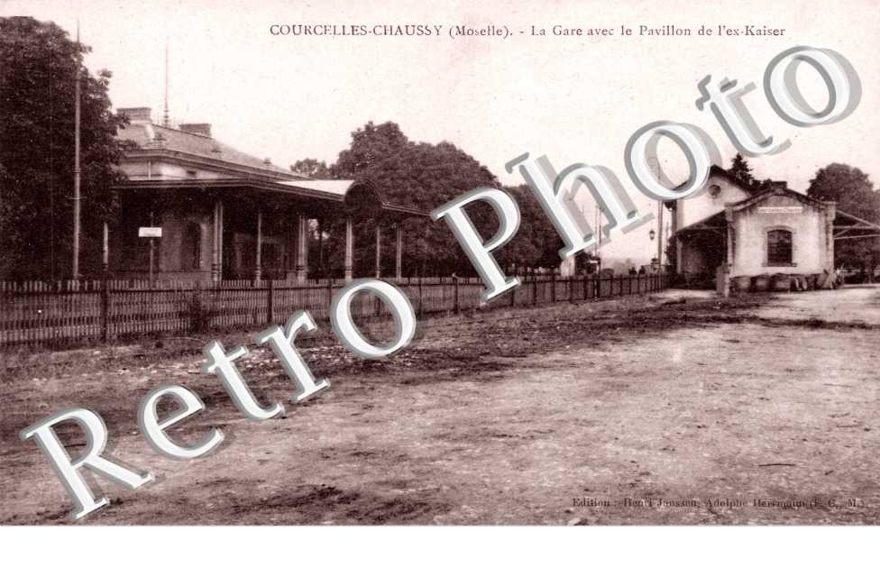 La Gare avec le Pavillon de l'Ex Kaiser