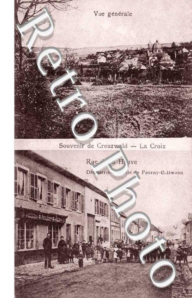 Vue Generale, Rue de la Houve, Droguerie-Epicerie de Pourny-Collmann