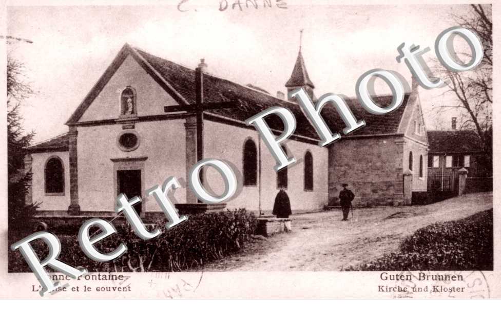 BONNE FONTAINE l'eglise et le couvent