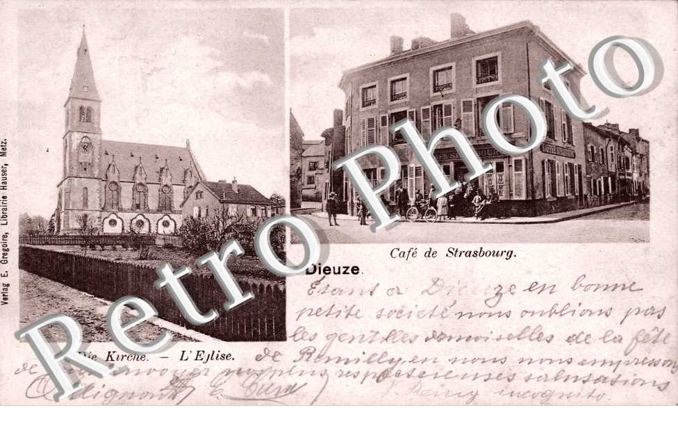 cafe de  Strasbourg  L'eglise