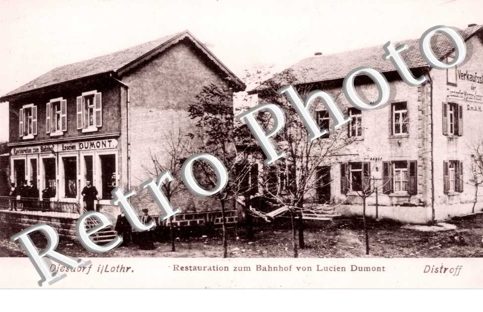 Restauration zum Bahnhof von Lucien Dumont