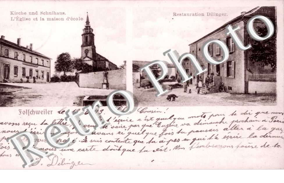 l'eglise et la maison d'ecole - Restauration Dilinger