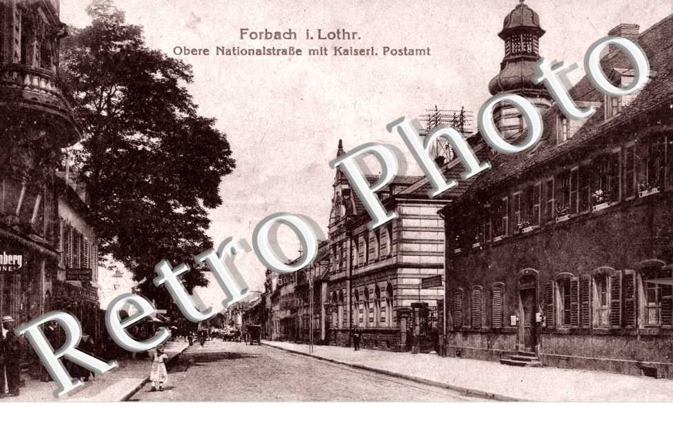 Nationalstrasse mit Kaiserl. Postamt