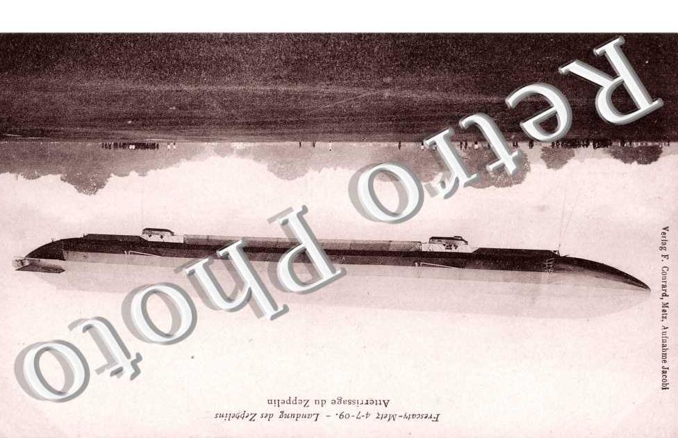 aterrissage du Zeppelin