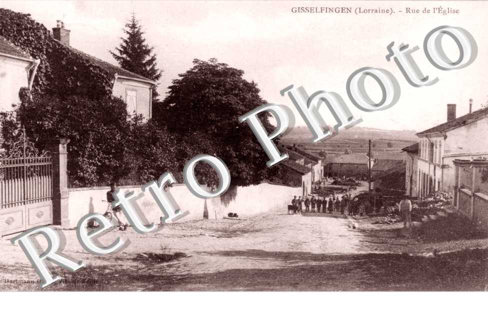Gisselfingen - rue de l'eglise