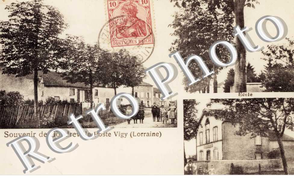 Souvenir de Gondreville Poste Vigy - ecole