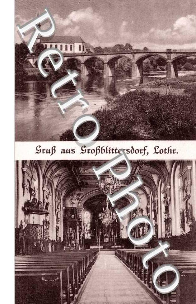 l'Eglise, le Pont et l'Interieur de l'Eglise