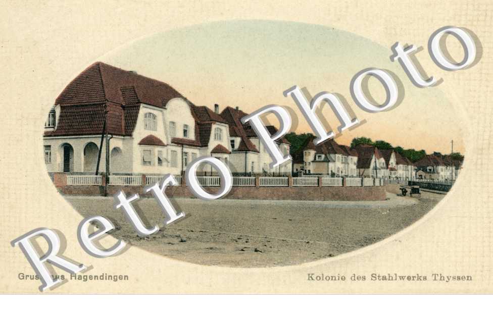 Kolnie des Stahlwerks Thyssen