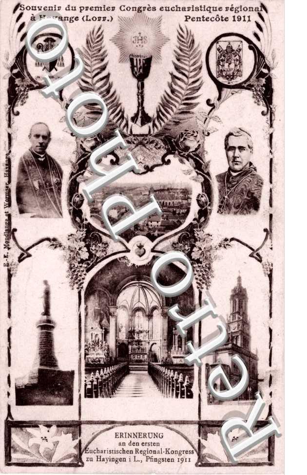 Souvenir du 1er Congres Eucharistique Regional - Pentecote 1911