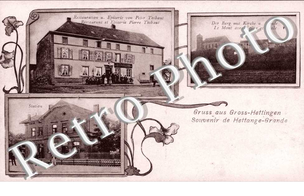Restaurant et Epicerie Pierre Thibaut, Station, le Mont avec Eglise et Ecole