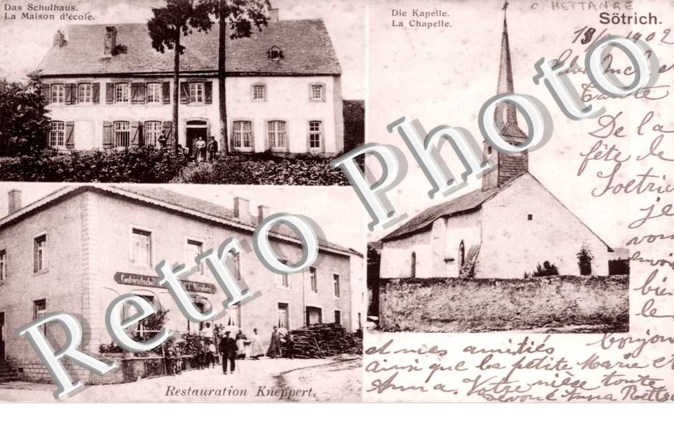 SOTRICH - la Maison d'ecole - la chapelle - restauration Kneppert