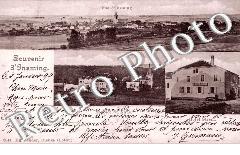 Hospice Sainte-Anne, Hotel Streiff, Vue d'Insming