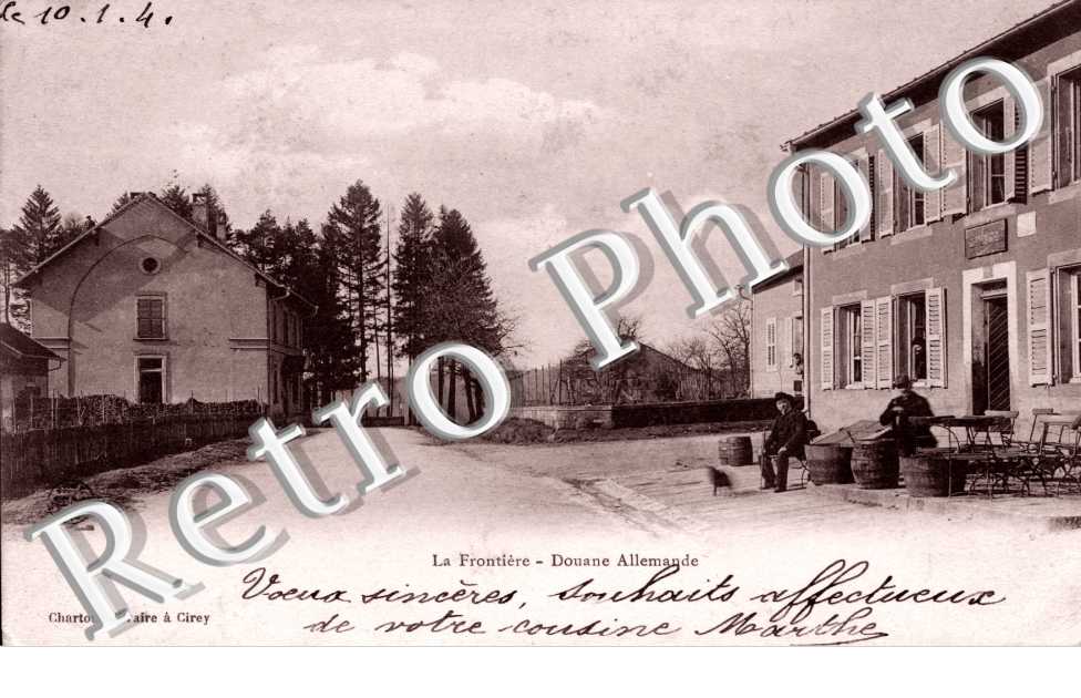 la frontiere, douanes allemandes