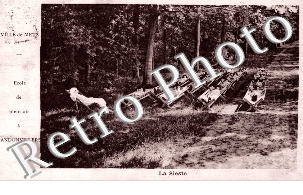 Ecole de plein air, la sieste