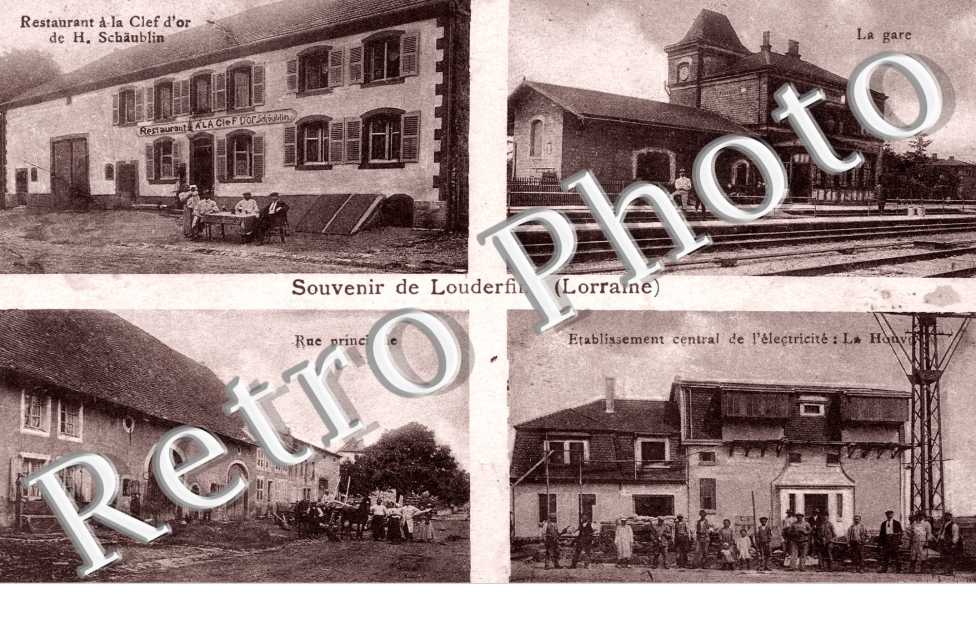Restaurant a la Clef d'Or et H. Schaublin, Rue Principale, la Gare