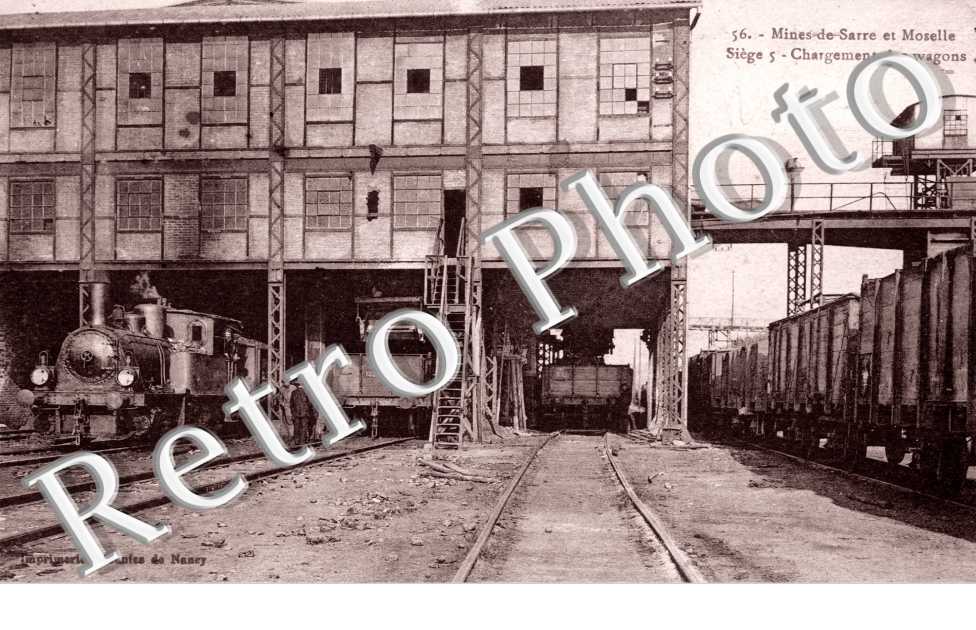 Mines de Sarre et Moselle, Chargement des Wagons, Siège 5