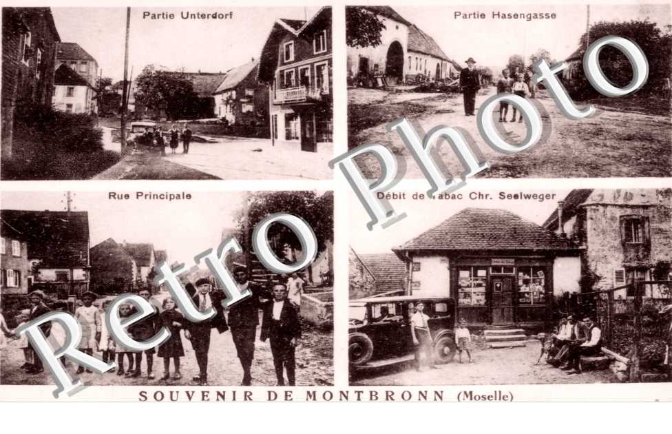 Unterdorf - Hasengasse - Rue Principale - Debit de Tabac Chr. Seelweger