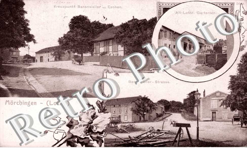 Kreuzpunkt Baronweiler - Eschen  Baronweiler strasse  Alt-Loth. Gartenstr.