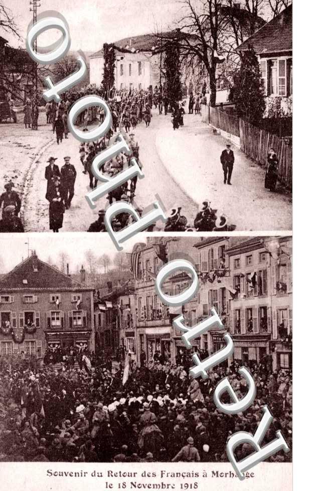 Retour des Francais a Morhange le 18 nov 1918