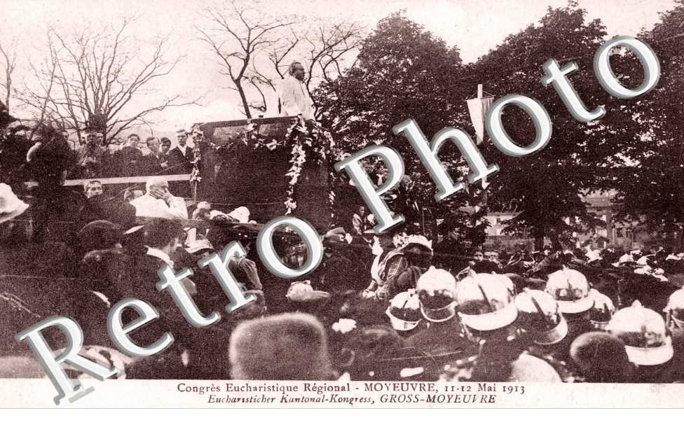 congres Eucharistique 11-12 mai 1913 Le RP Thiriet a la tribune