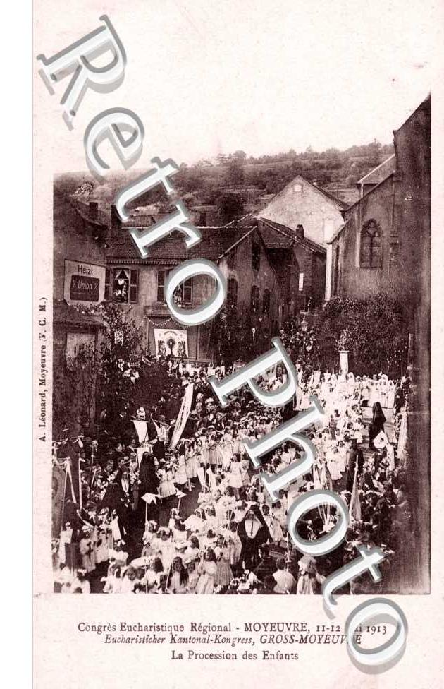 congres Eucharistique 11-12 mai 1913 La procession des enfants