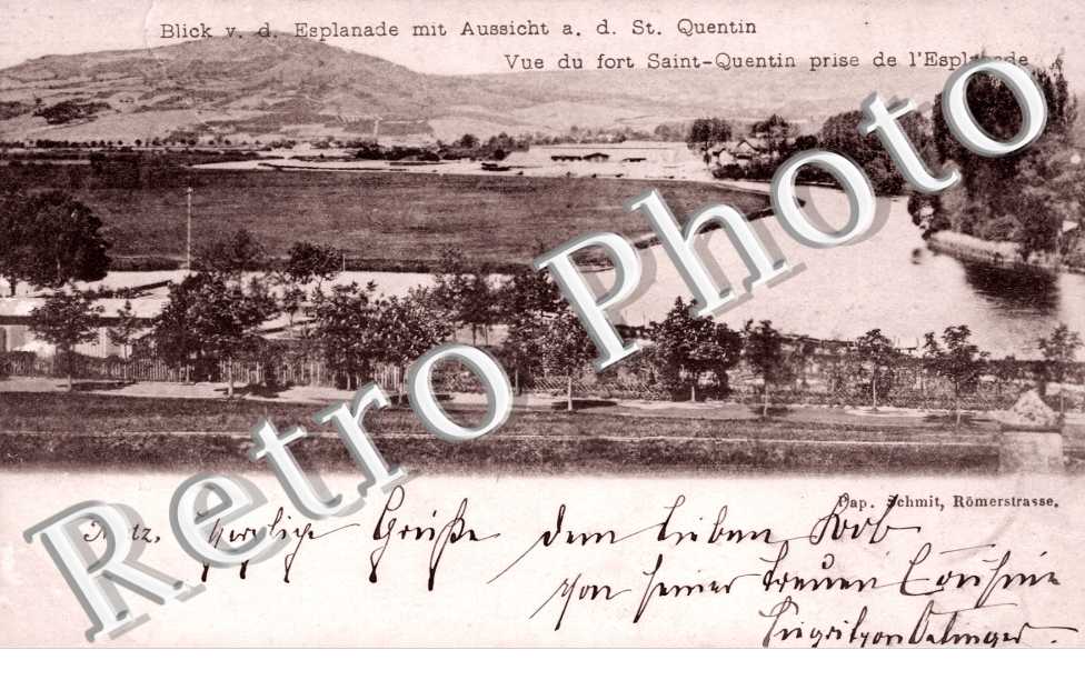 Vue du Fort Saint-Quentin prise de l'Esplanade