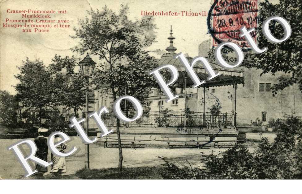 Promenade Crauser avec kiosque de musique et Tour aux Puces