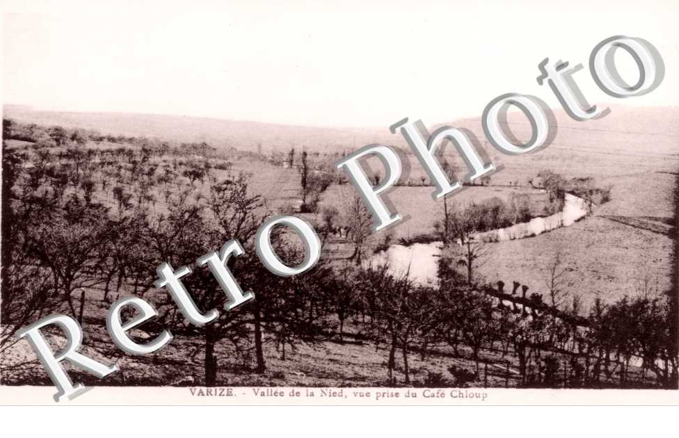 Vallee de la Nied, vue prise du Cafe Chloup