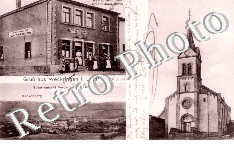 Restauration von Johann Jung-Gette - vue generale, Hackenberg - eglise