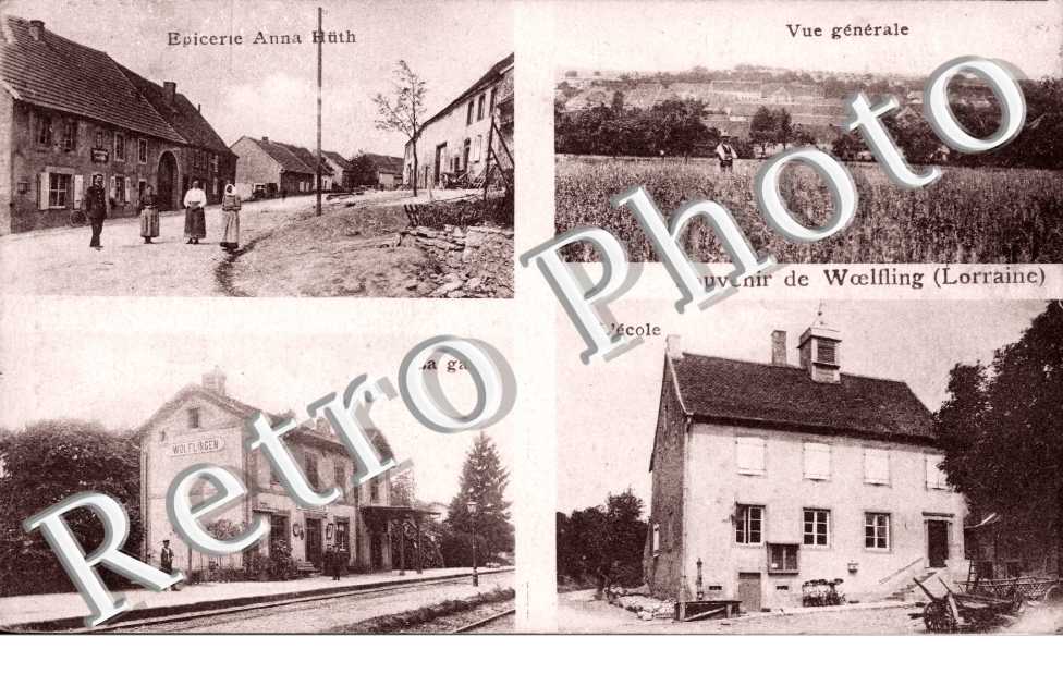 epicerie Anna Huth La gare L'ecole Vue generale