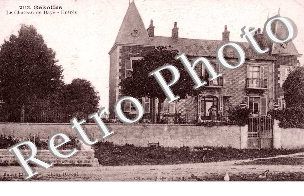 le chateau de Baye, entree