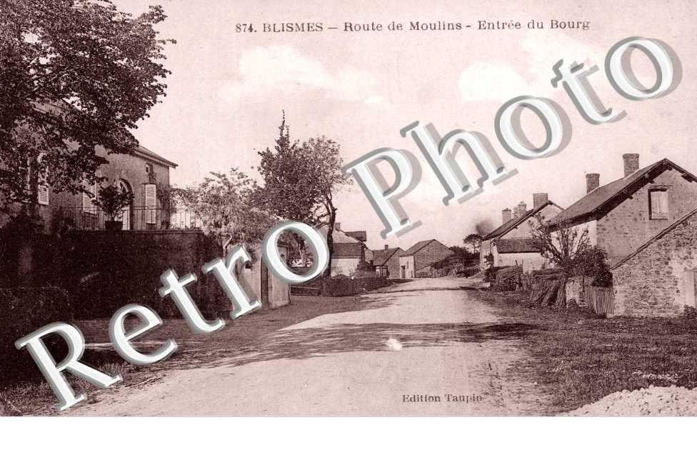 route de moulins entree du bourg