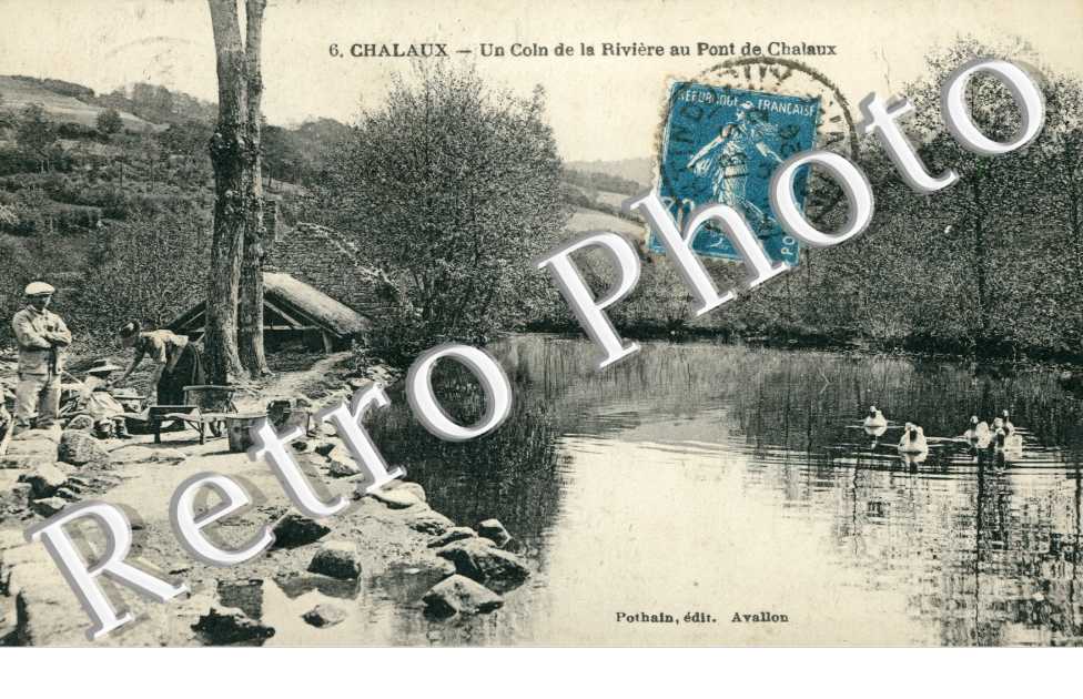 un coin de la riviere au pont de Chalaux