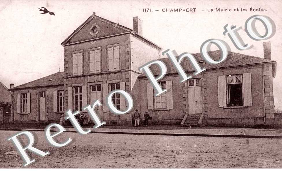 la mairie et les ecoles