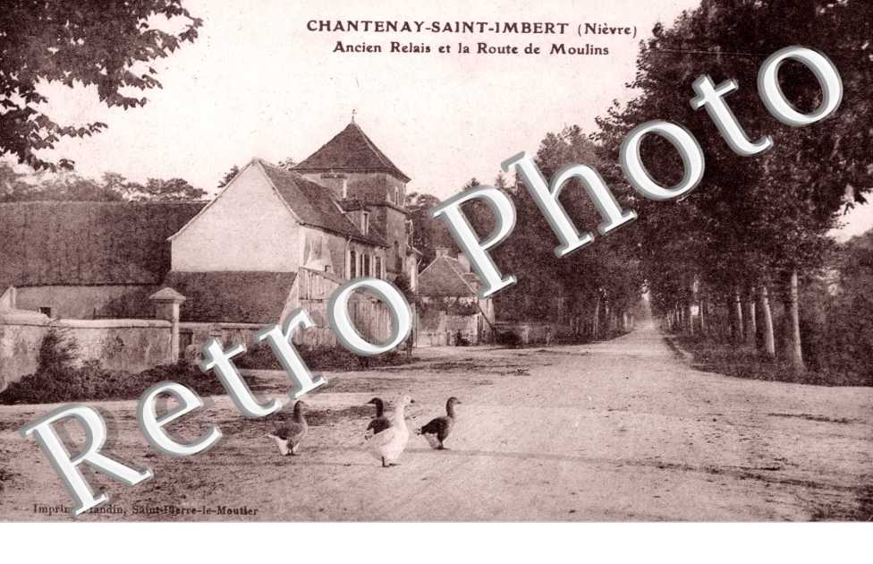 ancien relais et route de Moulins