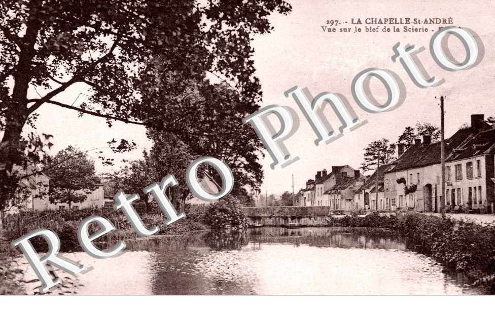 vue sur le bief de la scierie