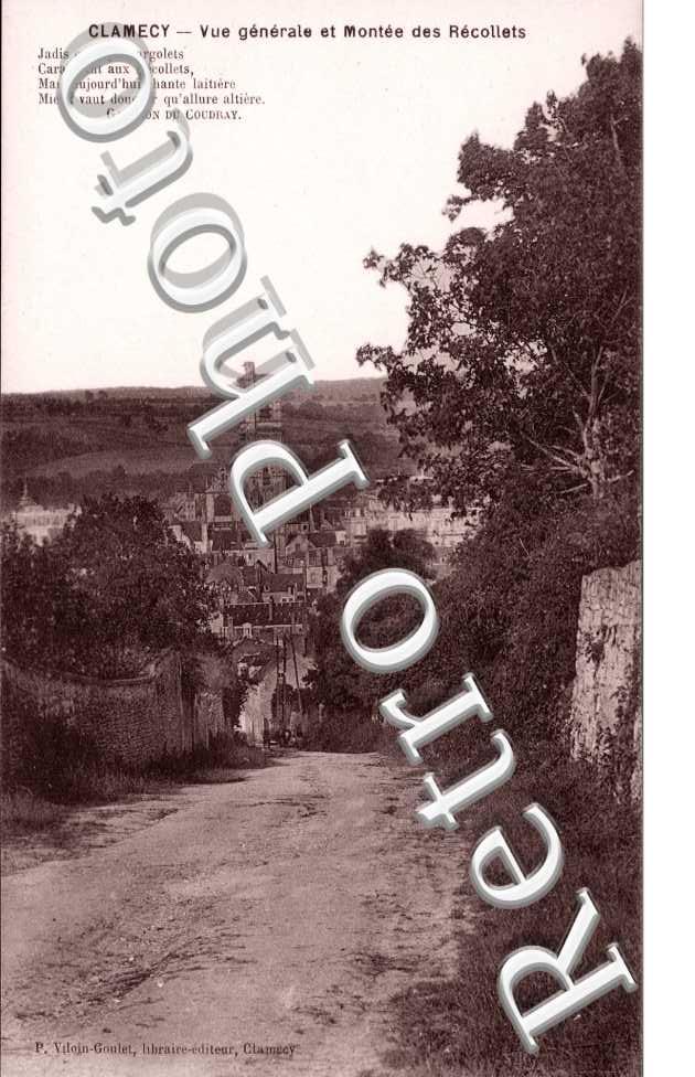 vue generale et montee des Recollets