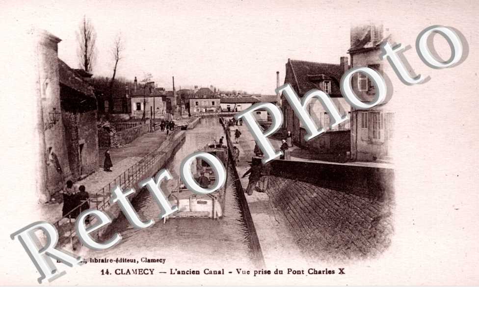 l'ancien canal vue prise du pont Charles X