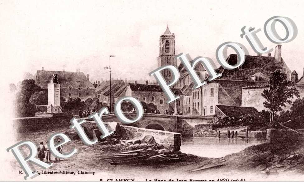 Pont de Jean Rouvret en 1830